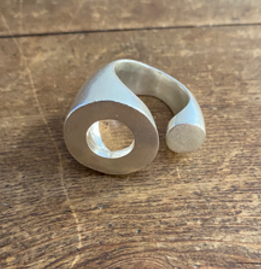 Sterling silver open ring 2